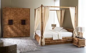 Camera da letto monsoon con baldacchino